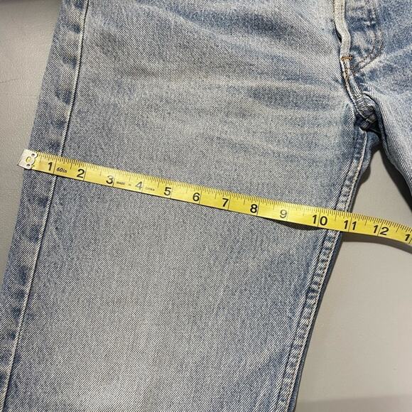 Vintage men’s 501 button fly Levi’s high rise straight leg unisex 34x32 - Picture 14 of 14